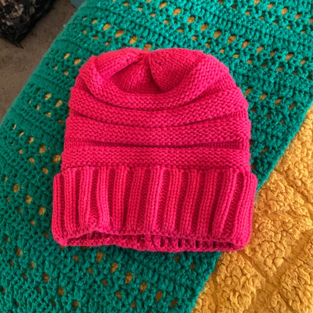 Bright Pink beanie